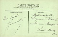 VINTAGE POSTCARD St Denis L Abbey Ostensatoire Treasures and vases of separate