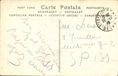 VINTAGE POSTCARD Abbey of Denis Saint at the Beginning of the 19th Abbey