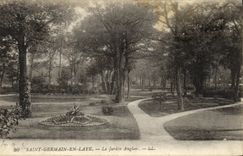 CPA Saint Germain En Laye Le Jardin Anglais