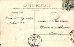 CPA Saint Germain En Laye Le Parterre La Gare L Eglise Le Chateau