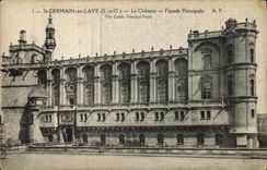 CPA Saint Germain En Laye Le Chateau Facade Principale 