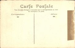 VINTAGE POSTCARD Holy Cloud houses set fire to by the Militaria Prussians