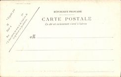 VINTAGE POSTCARD L Abbey of Saint Denis Tomb of Louis D Orleans and Valentine of Milan