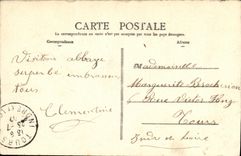 VINTAGE POSTCARD L Abbey of Interior Denis Saint of the Basilica