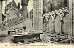 VINTAGE POSTCARD Abbey Of Saint Holy Denis Vault Jean Baptist