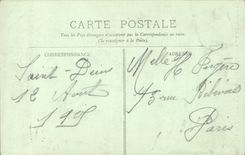 VINTAGE POSTCARD Abbaye Of Denis Saint Rules of Louis XVI