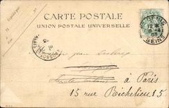 VINTAGE POSTCARD Basilica of Saint Denis Tomb of Henri II and Catherine de Medicis