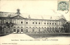 VINTAGE POSTCARD Holy Denis House of the Legion D Honor Frontage on the Walk