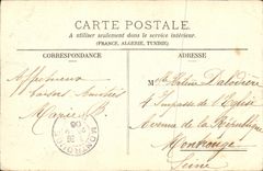 VINTAGE POSTCARD Holy Denis House of the Legion D Honor Frontage on the Walk