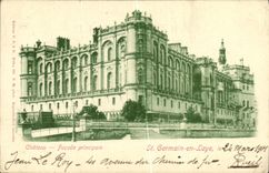 CPA St Germain En Laye Chateau Facade Principale
