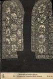 VINTAGE POSTCARD Basilica of Saint Denis Stained glasses of L Apse