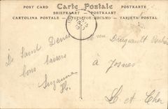 VINTAGE POSTCARD Abbey of Saint Denis Chorus and Gallery of L Apse Left side