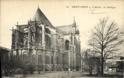 VINTAGE POSTCARD Holy Denis L Apse the Basilica