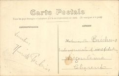 VINTAGE POSTCARD Holy Denis House D Education of the Legion D Promeandes honor and seen Park