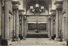 VINTAGE POSTCARD Paris House of Commons Room Casimir Perier