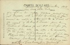 CPA Paris Recevez ce Porte Bonheur Trefle