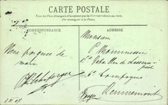 VINTAGE POSTCARD Paris Vue on Montmartre taken of L Operated