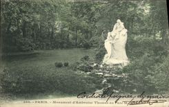 CPA Paris Monument d Ambroise Thomas au Parc Monceau