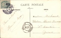 CPA Paris Parc Monceau Monument de Maupassant