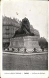 VINTAGE POSTCARD Collection Small Paris Newspaper the Lion of Belfort