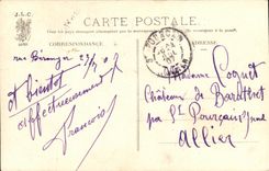 VINTAGE POSTCARD Paris Theater of Renaissance and Holy Boulevard Martin