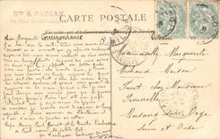 VINTAGE POSTCARD Paris Museum and Cluny Public garden
