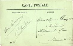 VINTAGE POSTCARD Paris the Place of the Harmony and the Seine Barge