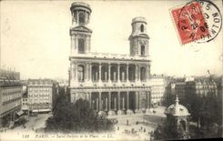 CPA Paris Saint Sulpice et la Place