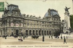Lumbrera de Paris de la POSTAL de la VENDIMIA la nueva coloca el monumento del carrusel de Gambetta