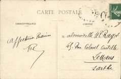 Lumbrera de Paris de la POSTAL de la VENDIMIA la nueva coloca el monumento del carrusel de Gambetta