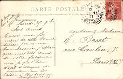 CPA Paris Bois de Boulogne Moulin du Champ de Courses carte toilee 