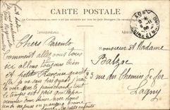 VINTAGE POSTCARD Paris Places and Fountain Sulpice Saint