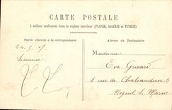 VINTAGE POSTCARD Paris the Bridge with the Exchange the Column of July the tower Holy Jacques and the theater Sarah Bernhardt