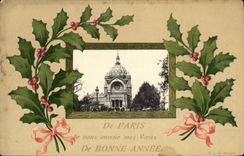 CPA De Paris Je vous envoie mes Voeux de Bonne Annee