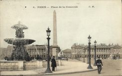 VINTAGE POSTCARD Paris Places Sweden Harmony