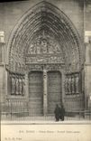 VINTAGE POSTCARD Paris Notre Dame Holy Gate Anne