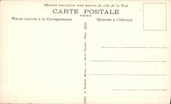 VINTAGE POSTCARD Paris Public garden Saint Pierre the Cave D Love