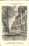 CPA Vieux Montmartre Paris La rue du calvaire Place du Tertre