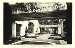 CPA Exposition Internationale des Arts Decoratifs Paris Entree du Pavillon du Mobilier