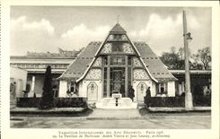 CPA Exposition Internationale des Arts Decoratifs Paris La Pavillon de Mulhouse 