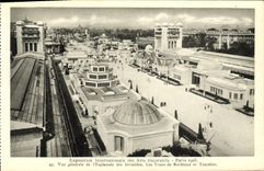 CPA Exposition Internationale des Arts Decoratifs Paris Vue generale de l Esplande des Invalides