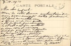 VINTAGE POSTCARD Paris Monument of the Republic Lion