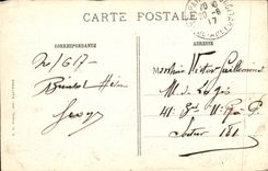 VINTAGE POSTCARD Paris the Place of the Republic the statue of the Morice brothers