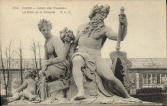 CPA Paris Jardin des Tuileries Le Rhin et la Moselle