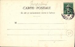 VINTAGE POSTCARD Paris Boulevard St Martin Theater of Renaissance