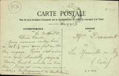 CPA Paris La Tour St Jacques er la Rue de Rivoli