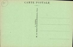 POSTAL Paris L de la VENDIMIA Arc de Triomphe del carrusel