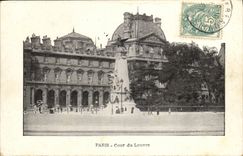 Corte de Paris de la POSTAL de la VENDIMIA de Loure