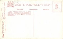 VINTAGE POSTCARD Paris Rules of Jeanne D Arc the Street of the Pyramids