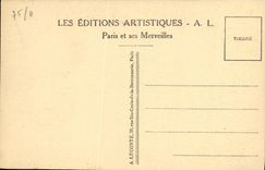 VINTAGE POSTCARD Paris Notre Dame Statues of the gate of the virgin Gate of left